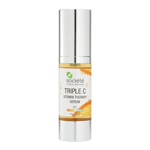 Societe Triple C serum helps to combat the visible signs of ageing.